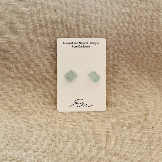 ピアス パワーストーン アクアマリーン