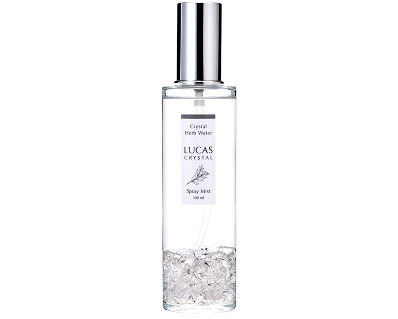[先着50名プレゼント付き！]浄化 瞑想 お清め★LUCAS ホワイトセージ 浄化スプレー クリスタル 100ml 天然石入り