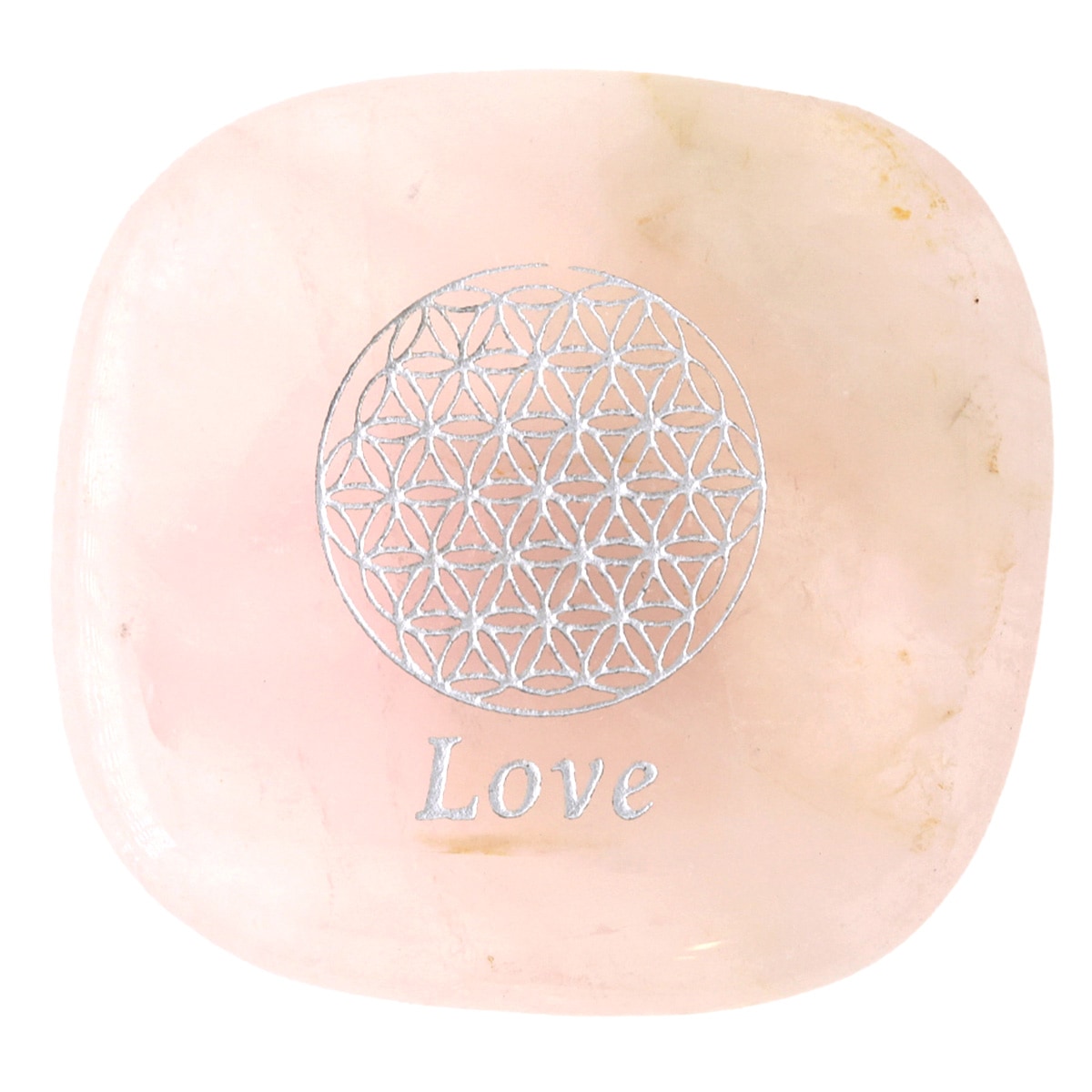 [先着50名プレゼント付き！]恋成就へつなげるお守り石★LUCAS ビジョンストーン ローズクォーツ 天然石