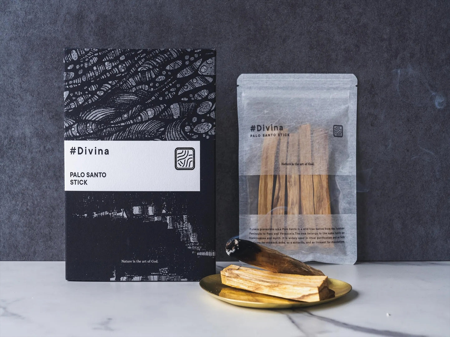 空間の浄化・瞑想に◆#Divina 特選パロサントスティック