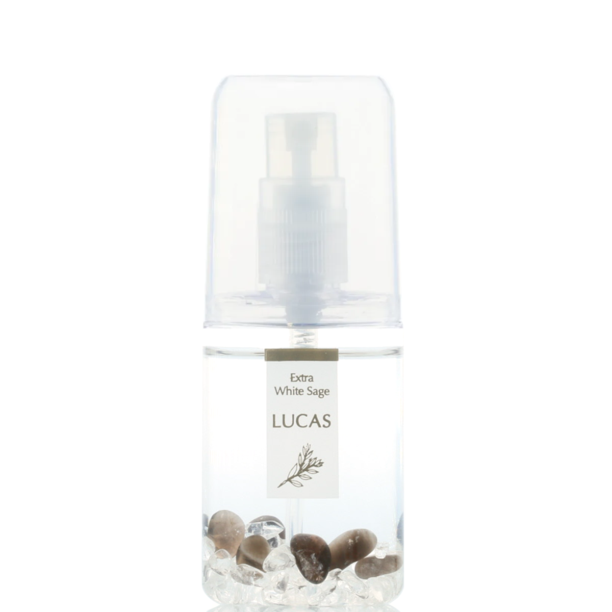 [先着50名プレゼント付き！]魔除け / 霊除け★LUCAS ホワイトセージ 魔除けスプレー モリオン ポケットサイズ 20ml 天然石入り