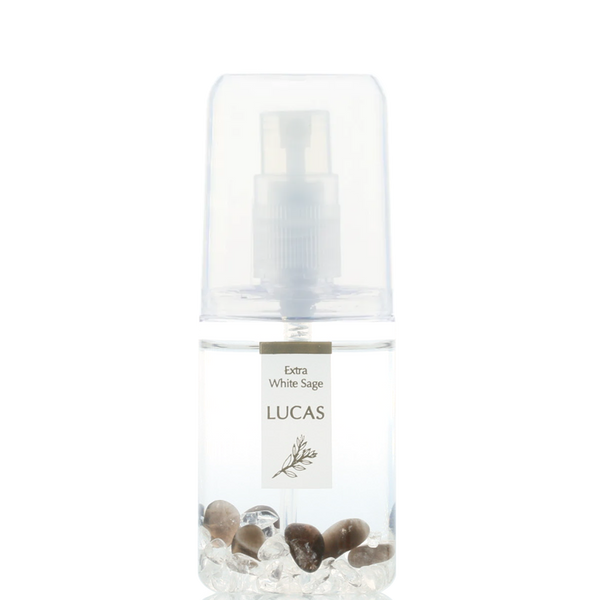 ≪人気第１位≫魔除け / 邪気除けをテーマにしたLUCAS ホワイトセージ 魔除けスプレー モリオン ポケットサイズ 20ml 天然石入り