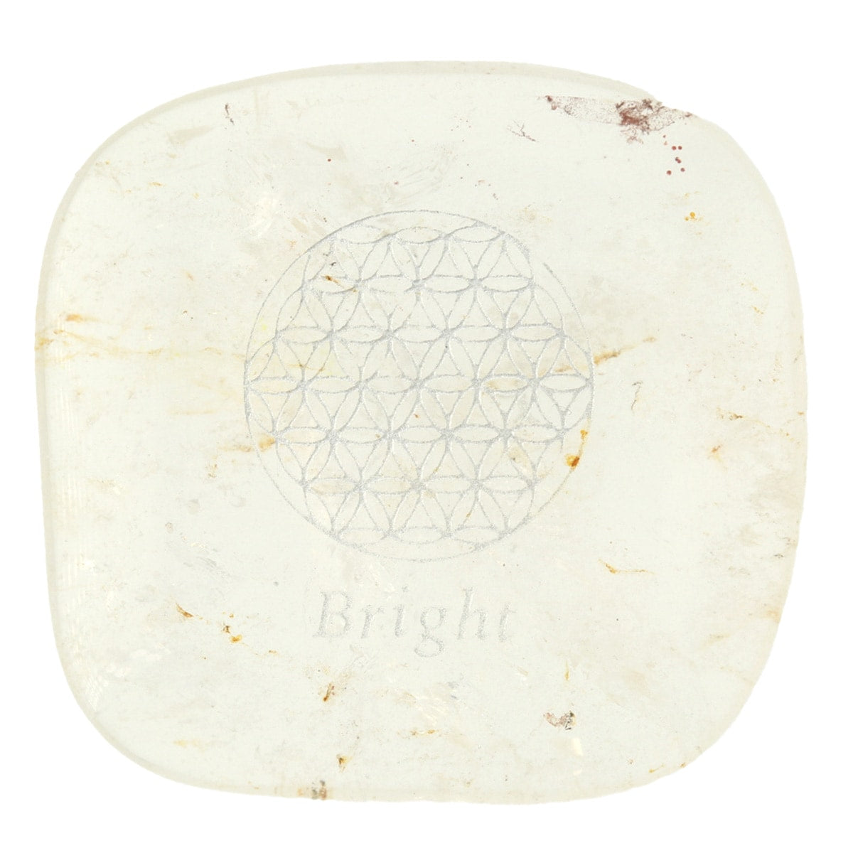 [先着50名プレゼント付き！]LUCAS ビジョンストーン クリスタル フラワーオブライフ 天然石／願い マインドフルネス 瞑想