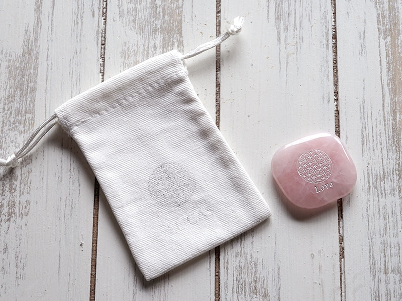 [先着50名プレゼント付き！]LUCAS ビジョンストーン ハウライト フラワーオブライフ 天然石／願い マインドフルネス 瞑想