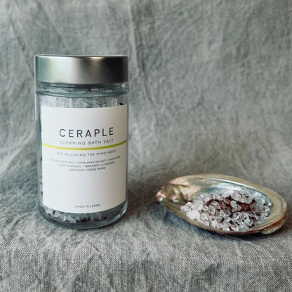 山と海の恵みを詰め込んだ[CERAPLE　クリアリングバスソルト]