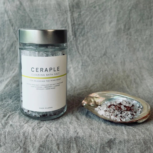 山と海の恵みを詰め込んだ[CERAPLE　クリアリングバスソルト]