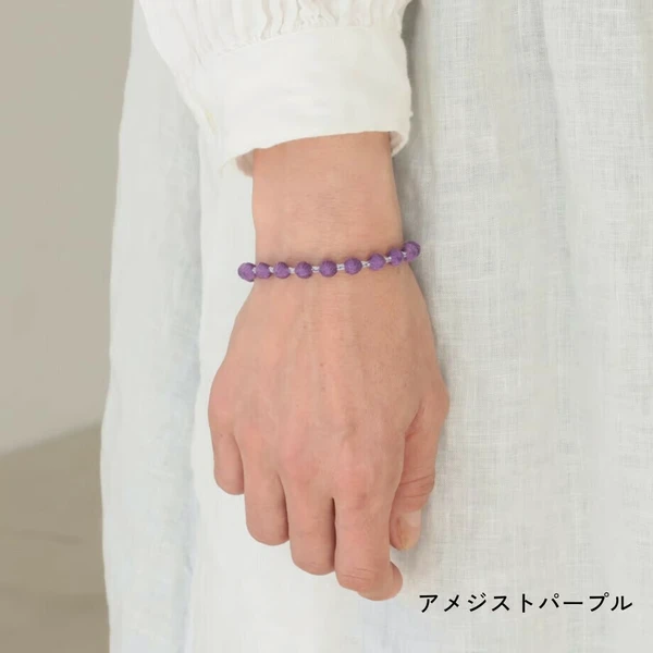 [先着50名プレゼント付き！]スフィア・プラスブレスレット　誕生石カラー