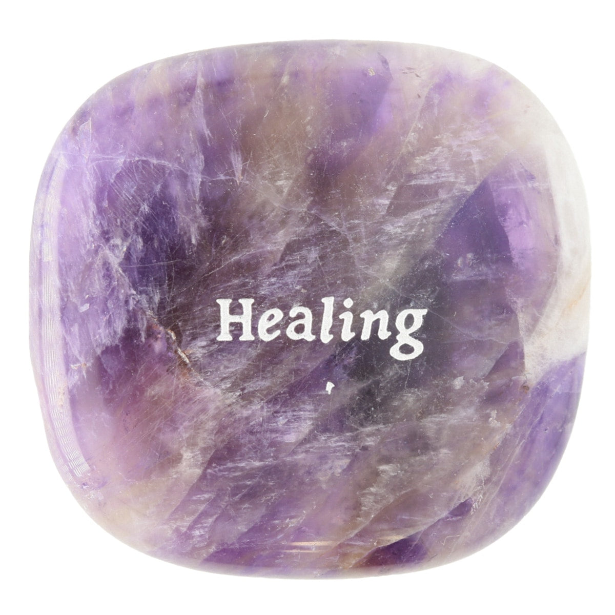 [先着50名プレゼント付き！]LUCAS ビジョンストーン アメジスト フラワーオブライフ 天然石／願い マインドフルネス 瞑想