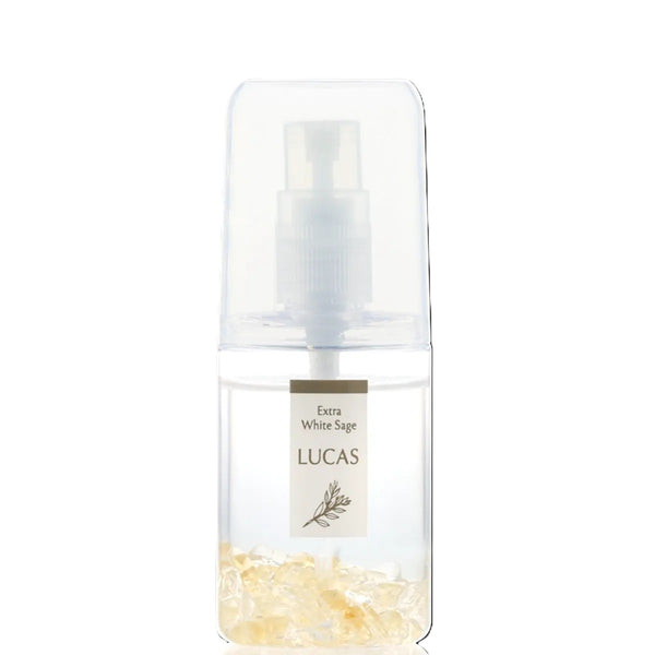 元気 / エネルギーをテーマにしたLUCAS ホワイトセージ 浄化スプレー シトリン ポケットサイズ 20ml 天然石入り