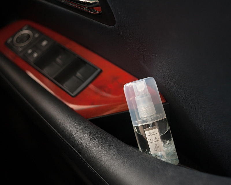 [先着50名プレゼント付き！]純粋 / 輝き / 潜在能力★LUCAS ホワイトセージ 浄化スプレー アクアマリン ポケットサイズ 20ml 天然石入り