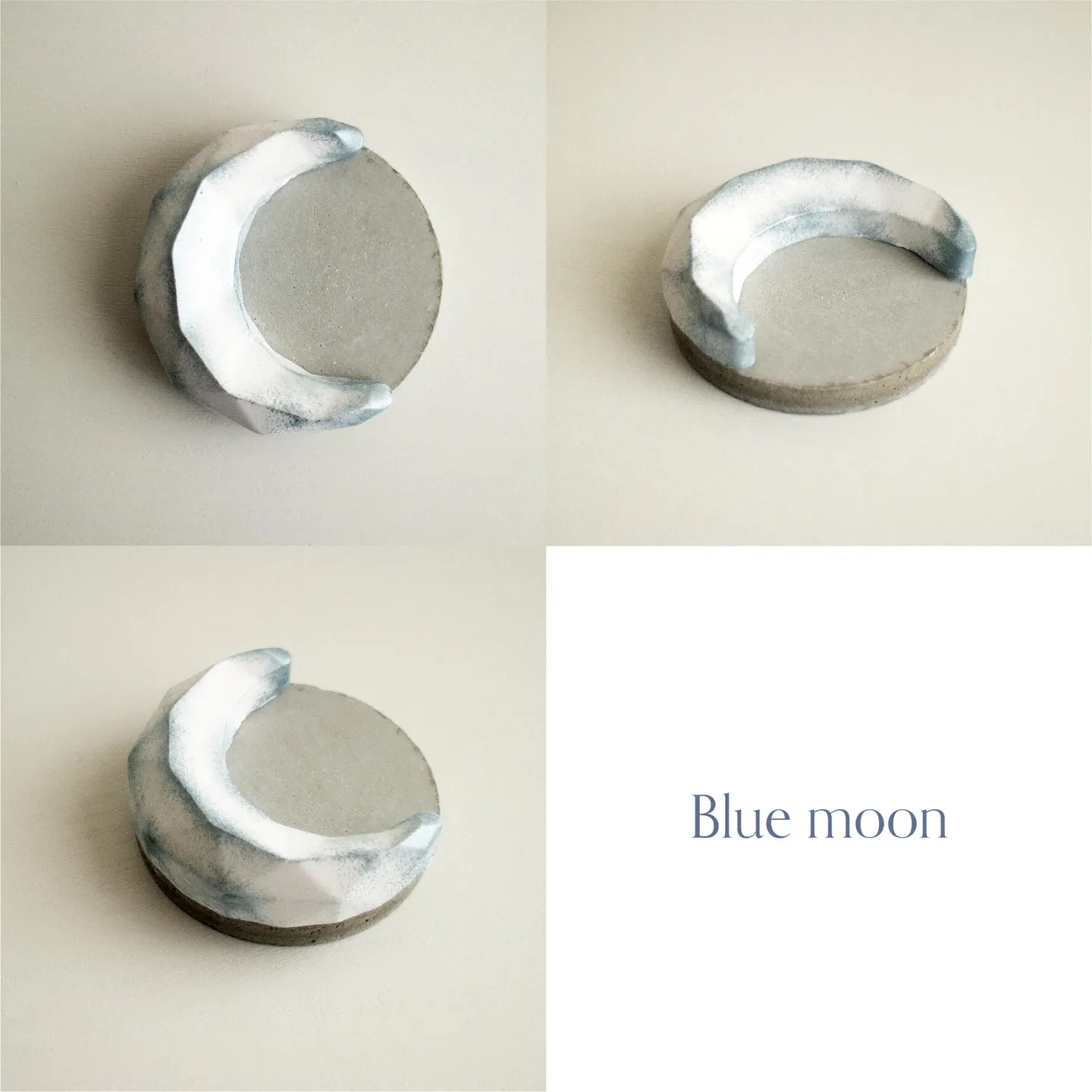 三日月のアロマストーン《michikake moon stone》 Blue moon