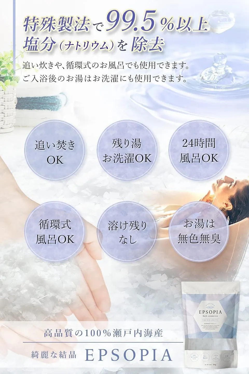 EPSOPIA エプソピア ミネラル＆マグネシウム バスソルト