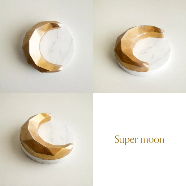 【期間限定セール｜20%OFF】スーパームーンをイメージした三日月のアロマストーン Super moon