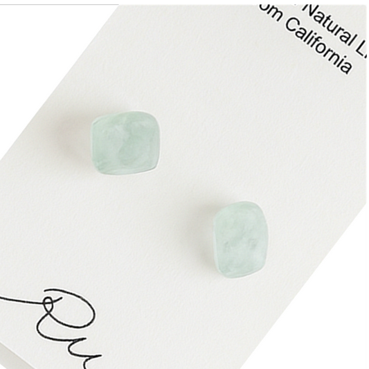 癒し・幸せな愛をイメージする★ピアス パワーストーン  アクアマリン