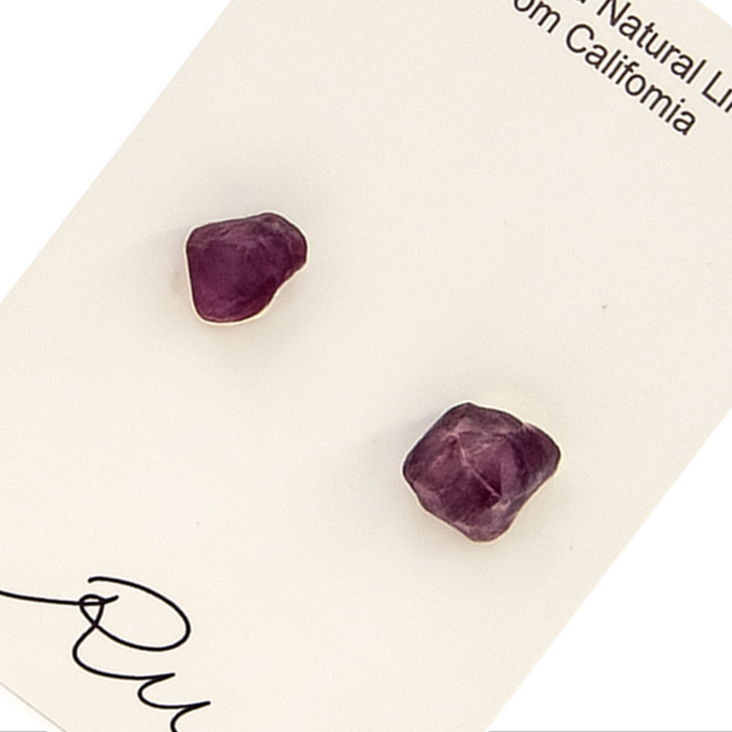 直観力を大切にしたいときに★ピアス パワーストーン アメジスト