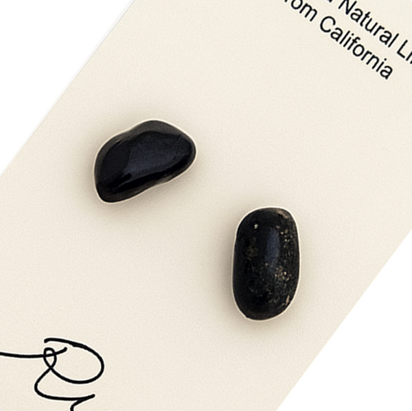 お守りとして身に付けたい★ピアス パワーストーン ブラックトルマリン
